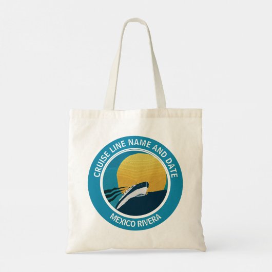 Ronde aangepaste cruise Cabin Tote Bag (Achterkant)