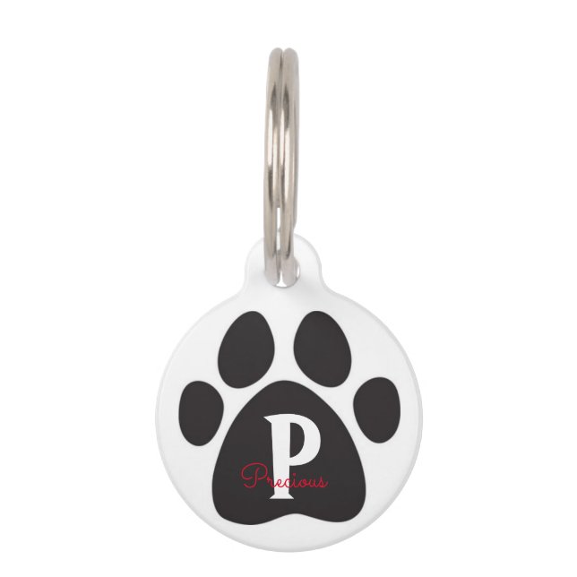 Ronde aangepaste Pet Tag/Quote Huisdierpenning (Voorkant)