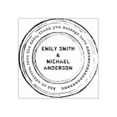 Ronde aangepaste STEMPEL vervaagde stijl Grunge (Afrduk)