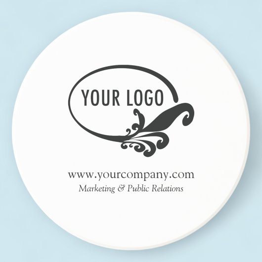 Ronde Aangepaste zandsteen Onderzetter Uw bedrijf 