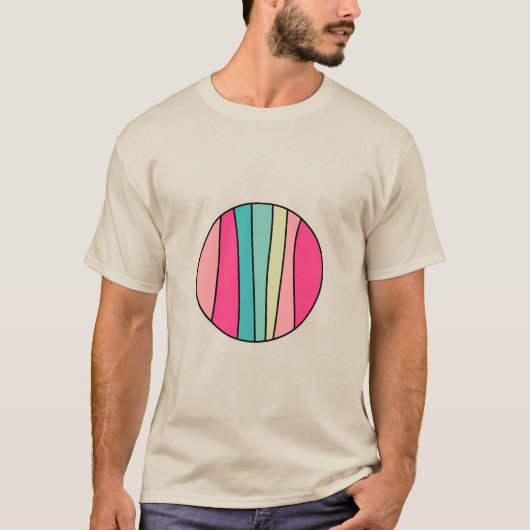 Ronde Abstracte 160422(02) T-Shirt (Voorkant)