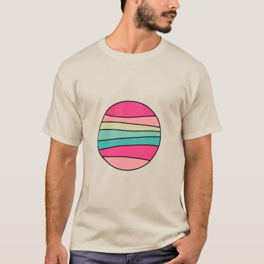 Ronde Abstracte 160422(03) T-Shirt (Voorkant)