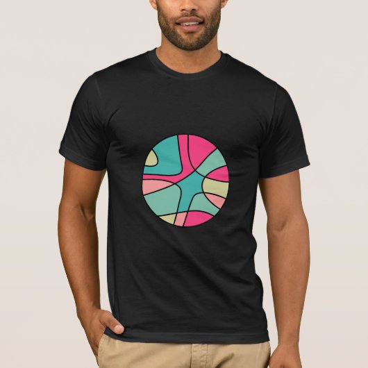 Ronde Abstracte 160422(05) T-Shirt (Voorkant)