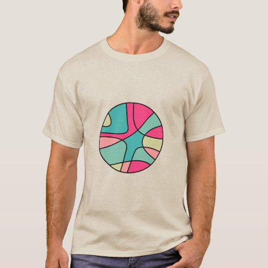 Ronde Abstracte 160422(05) T-Shirt (Voorkant)