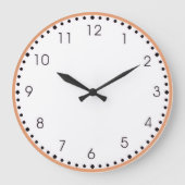Ronde Acryl Wandklok (Voorkant)