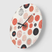 Ronde acrylwandklok grote klok (Hoek)