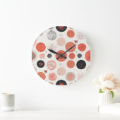 Ronde acrylwandklok grote klok (Huis)