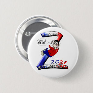 Ronde adge, Zemmour 2027 Button 5,7 Cm