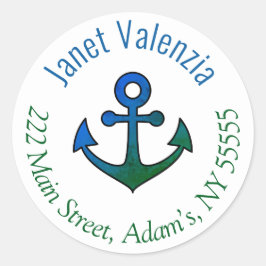 Ronde adresetiketten ronde sticker