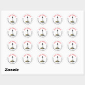 Ronde adreslabels sticker (Vel)