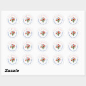 Ronde adreslabels sticker (Vel)