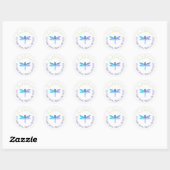 Ronde adreslabels sticker (Vel)