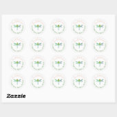 Ronde adreslabels sticker (Vel)