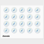 Ronde adreslabels sticker (Vel)
