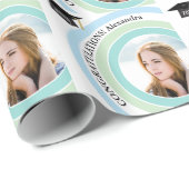 Ronde Afstuderen met fotopastels Cadeaupapier (Rol Hoek)