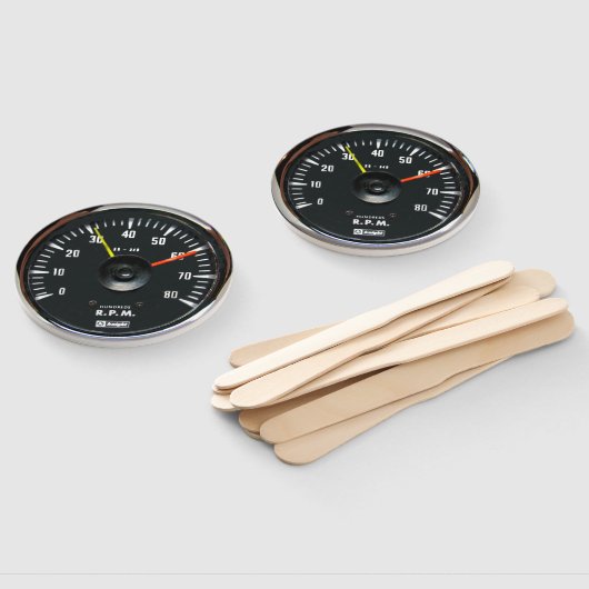  ronde analoge automatische tachometer handwaaier (Niet-gemonteerd)