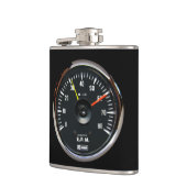  ronde analoge automatische tachometer heupfles (Links)