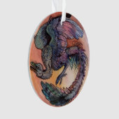 Ronde Archaeopteryx Ornament (voorkant)