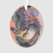 Ronde Archaeopteryx Ornament (voorkant)