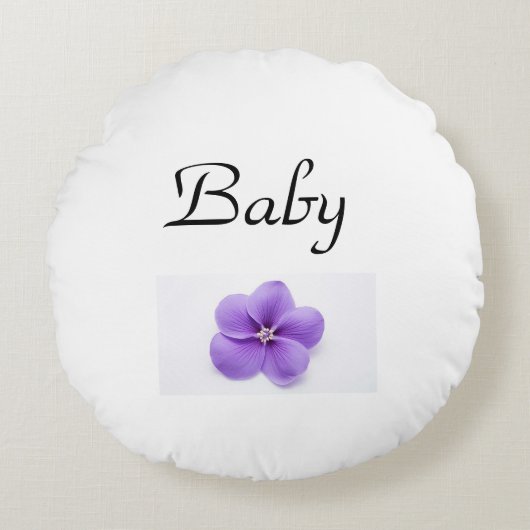 Ronde Baby Kwekerij Kussen (Voorkant)