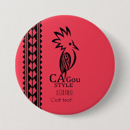 Ronde Badge 7,6 Cm Cagou Stijl Ronde Button 7,6 Cm