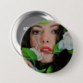 Ronde badge, groot, 7,6 cm (3 inch) ronde button 7,6 cm (Voorkant /achterkant)