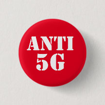 Ronde badge knop Anti 5G