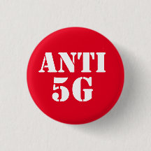 Ronde badge knop Anti 5G