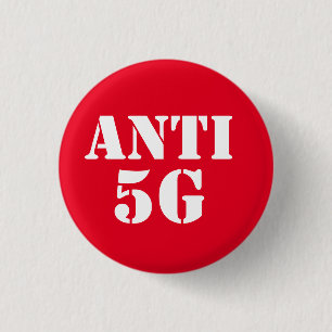 Ronde badge knop Anti 5G Ronde Button 3,2 Cm