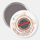 Ronde Badge met 'Dad's Rules' Magneet (Voorkant / Achterkant)