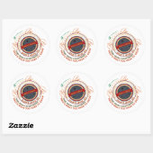 Ronde Badge met 'Dad's Rules' Sticker (Vel)