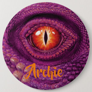 Ronde badge met monogram Drakenoog Button 6,0 Cm