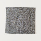 Ronde bale wandkleed (Voorkant (horizontaal))