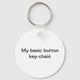 ronde basisknoppen sleutelhanger