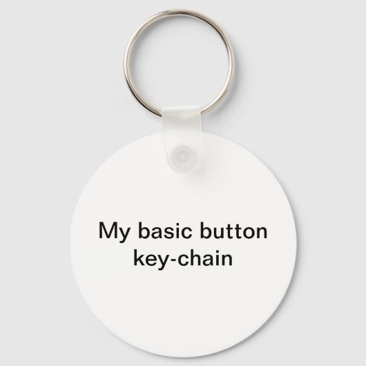 ronde basisknoppen sleutelhanger (Voorkant)