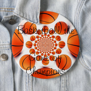 Ronde Basketball Button