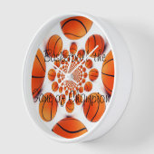 Ronde Basketball Wallklok (Hoek)