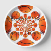 Ronde Basketball Wallklok (Voorkant)