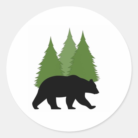 Ronde Beer Sticker (Voorkant)