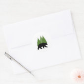 Ronde Beer Sticker (Envelop)