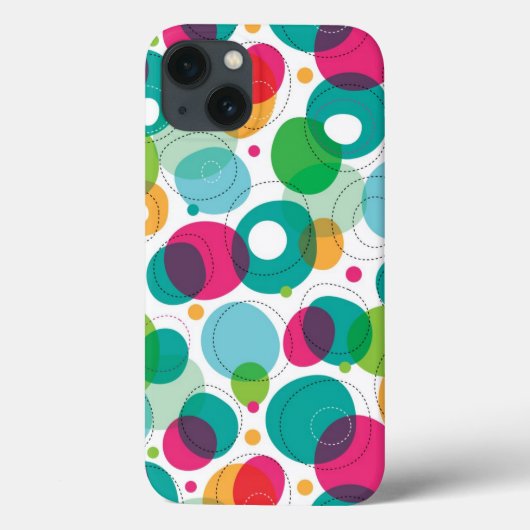 Ronde bellen kinderpatroon Case-Mate iPhone case (Achterkant)