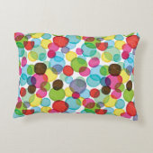 Ronde belletjes kinder patroon 2 accent kussen (Achterkant)