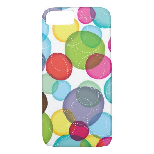 Ronde belletjes kinder patroon 2 Case-Mate iPhone case (Achterkant)