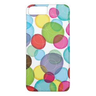 Ronde belletjes kinder patroon 2 	iPhone 8/7 plus hoesje