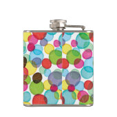 Ronde belletjes kinder patroon 2 heupfles (Achterkant)