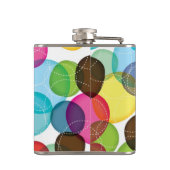 Ronde belletjes kinder patroon 2 heupfles (Achterkant)