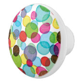 Ronde belletjes kinder patroon 2 keramische knop (Rechts)