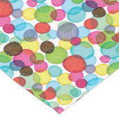 Ronde belletjes kinder patroon 2 korte tafelloper (Hoek)