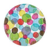 Ronde belletjes kinder patroon 2 snijplank (Voorkant)