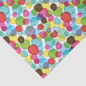 Ronde belletjes kinder patroon 2 tissuepapier (Detail)